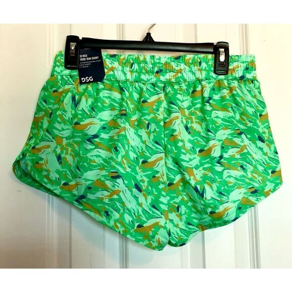 DSG - NWT - L Sz Small - Mid-Rise Stride Running Shorts/Built-In Brief/Green - Picture 14 of 14